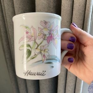 Hawaii Tropical Flowers Cala Lily Souvenir Coffee Mug Cup - Movie Supply